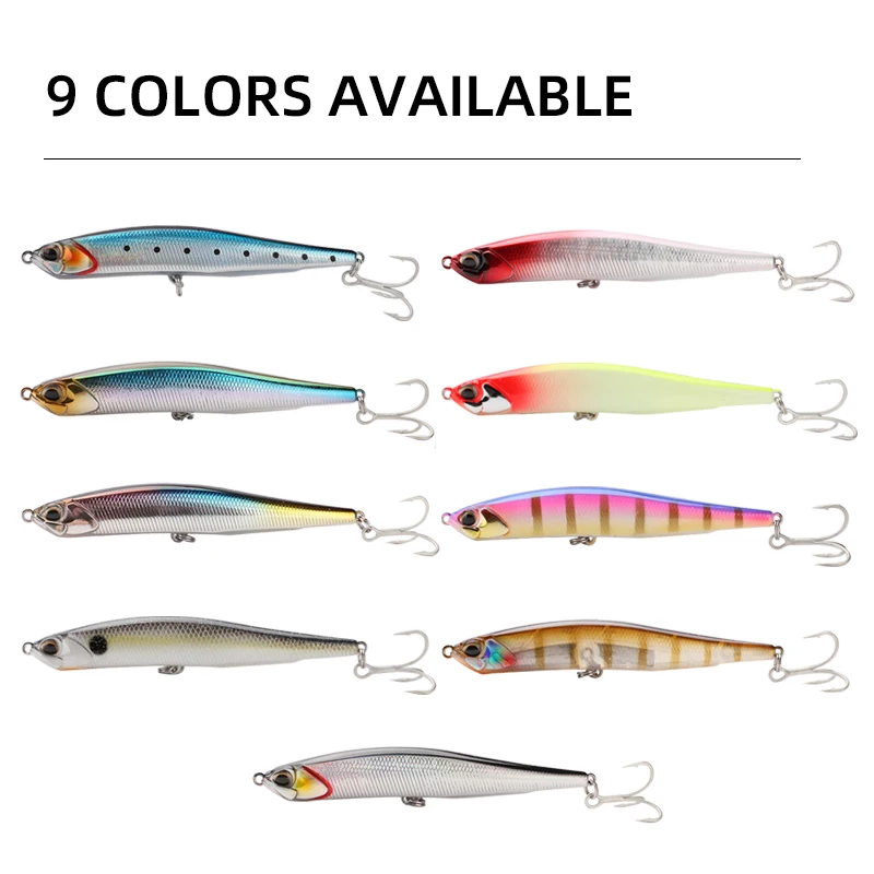 Le Fish-señuelo de pesca con lápiz que se hunde, trampa de miel, Wobblers de curricán, cebo duro de agua salada para lubina, trucha, 8g-24g - imagen 4