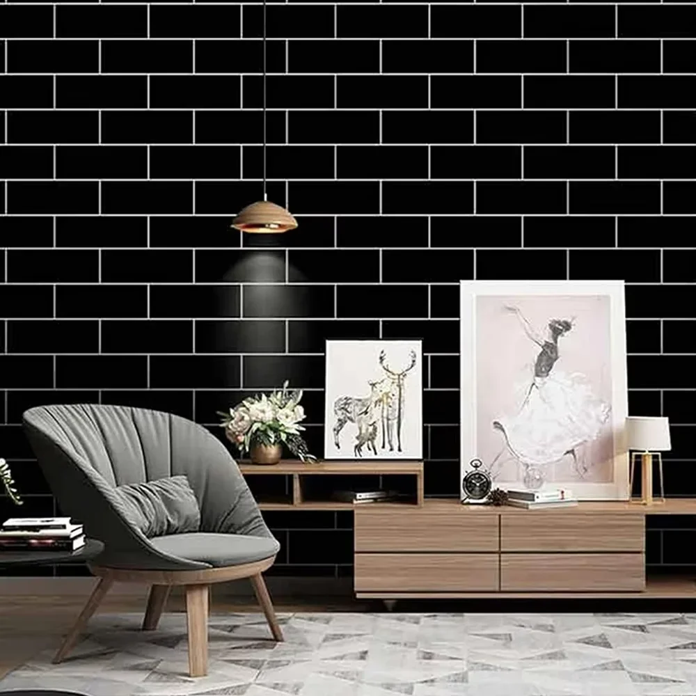 Decorar moderno 40cm cocina impermeable a prueba de humedad papel tapiz autoadhesivo a prueba de aceite dormitorio baño fondo