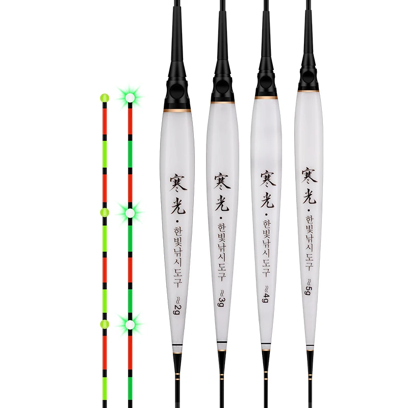 Flotador nano compuesto con tubo y colas luminosas para pesca - imagen 5