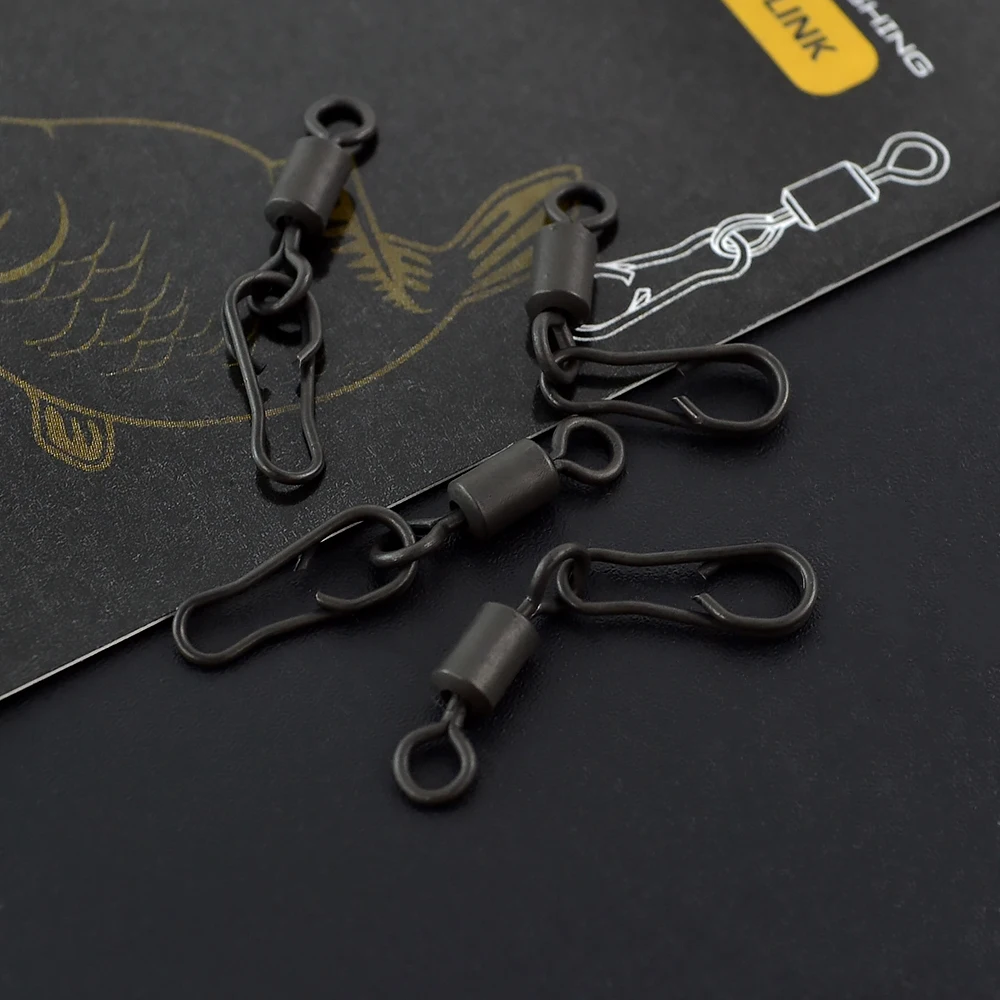 Anzuelo giratorio de pesca de carpa, enganches de enclavamiento, terminal de carpa, 20 unidades, AG141 - imagen 5