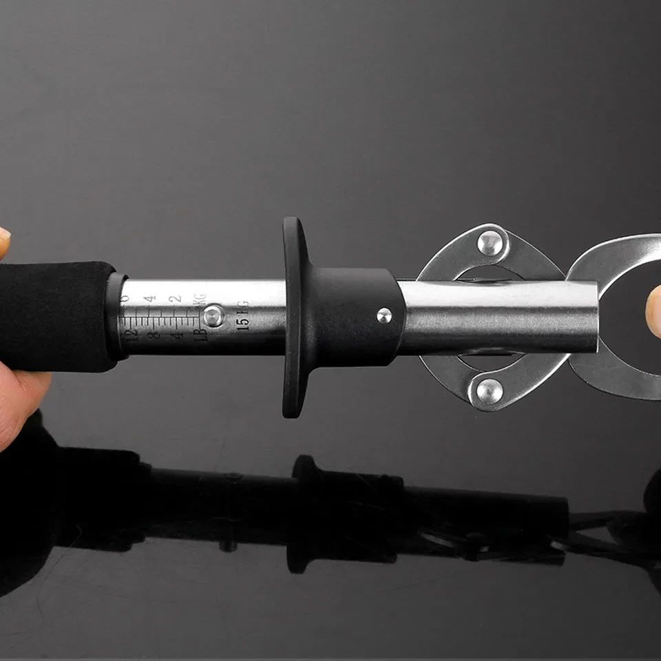 WALK FISH-dispositivo de abrazadera de Control de peces, soporte de agarre de pesca de acero inoxidable, alicate de agarre con regla de báscula de peso, herramienta, Clip de pesca - imagen 4