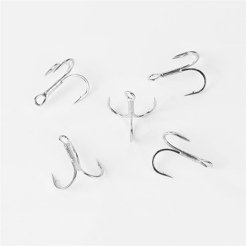 Anzuelos triples de piezas, equipo de Pesca de alta resistencia, de acero al carbono, para agua salada, 18 #-200 #, 3/0 - imagen 5