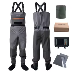 Goture Wader Transpirable Multicapa Cremallera Pecho - Botas Pesca