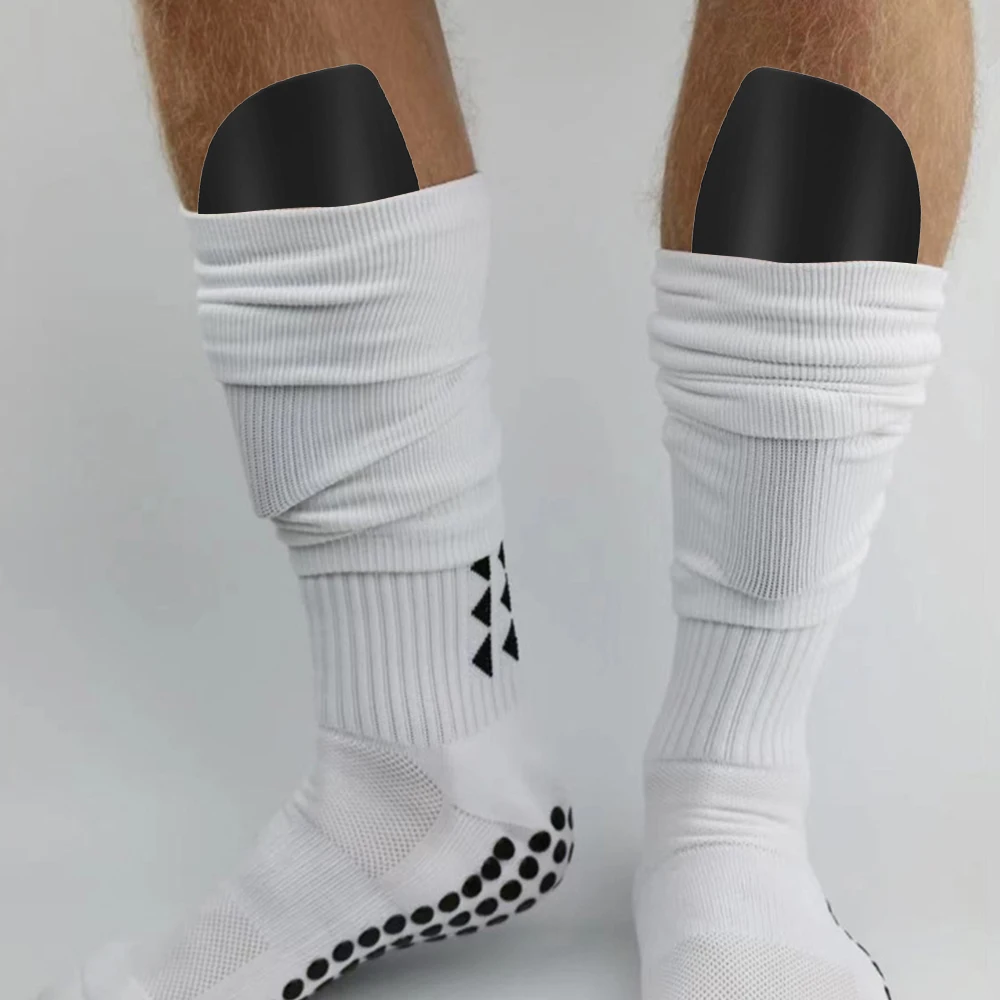 Nuevo soporte ligero para espinilleras de fútbol, espinilleras protectoras de plástico para espinilleras de fútbol, cubierta Unisex