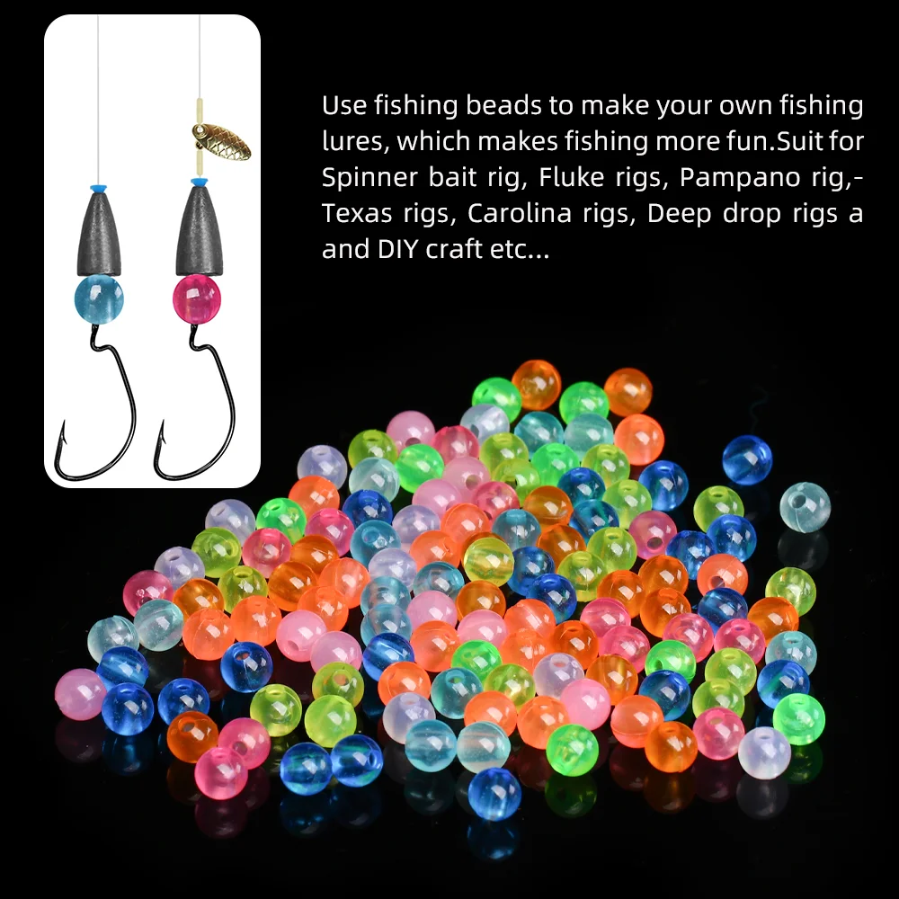 Wifreo Tapón de pesca redondo – Plástico duro para Sabiki - imagen 3