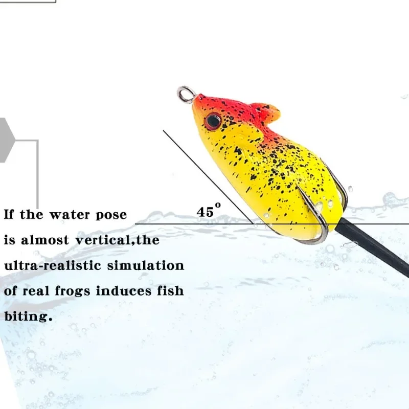 Señuelo de ratón de plástico suave para pesca, cebo Artificial de rana, Swimbait, Jerkbait, Wobblers, Topwater, Lucio - imagen 2