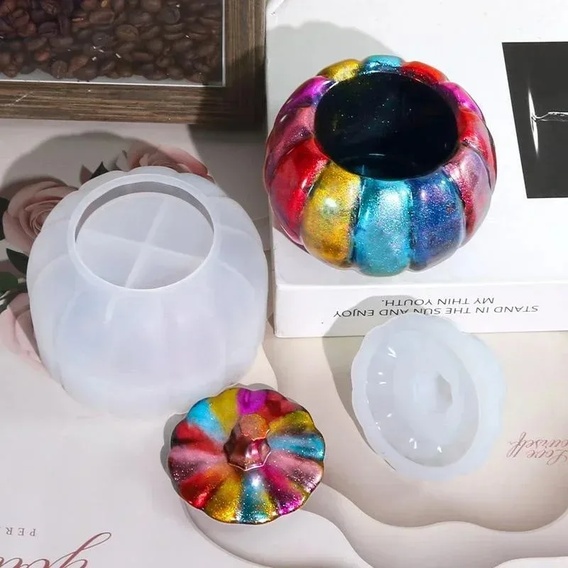 Tarro hecho a mano de silicona para cebos forma calabaza reutilizable - imagen 5