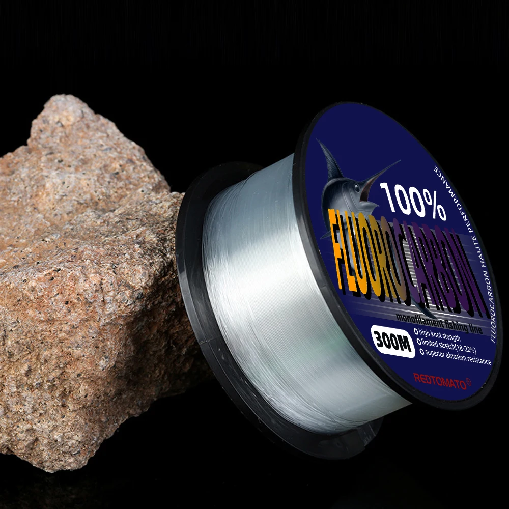 Línea de pesca líder de fluorocarbono 100%, línea de fibra de carbono importada japonesa, línea de hundimiento de monofilamento de 0,12-0,48mm, pesca en el mar - imagen 4