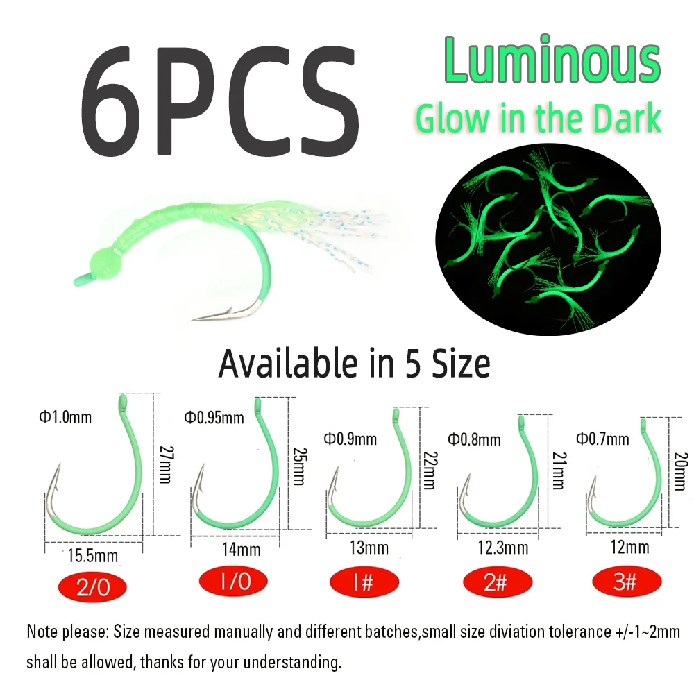 6PCS LUMINOUS