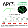 6PCS LUMINOUS