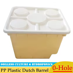 Barriles holandeses PP para hidroponía – Sistema de cultivo sin suelo para invernadero