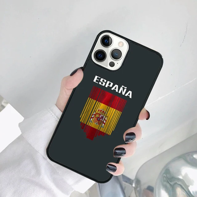 Funda Krajews con bandera de España vista frontal