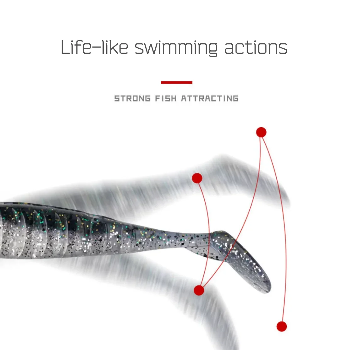 Jig Head de plomo para swimbait – Anzuelo lubina con vinilo - imagen 5