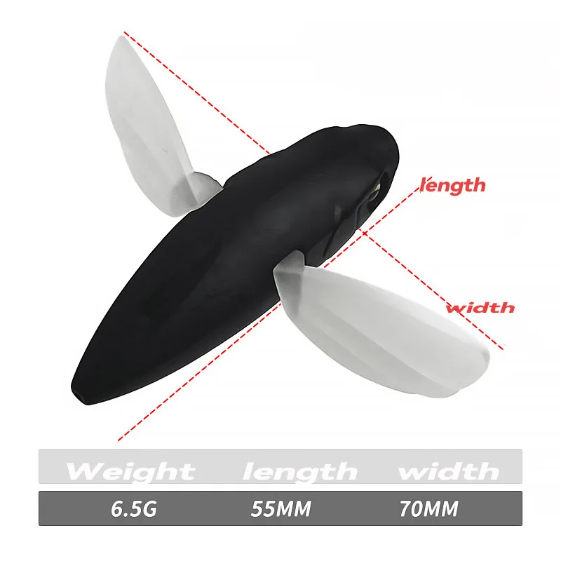 Bazooka-señuelo de pesca de 6,5g/55mm, señuelo de pesca en forma de pájaro, pesca de atún curricán, aparejos de cebo blando - imagen 2