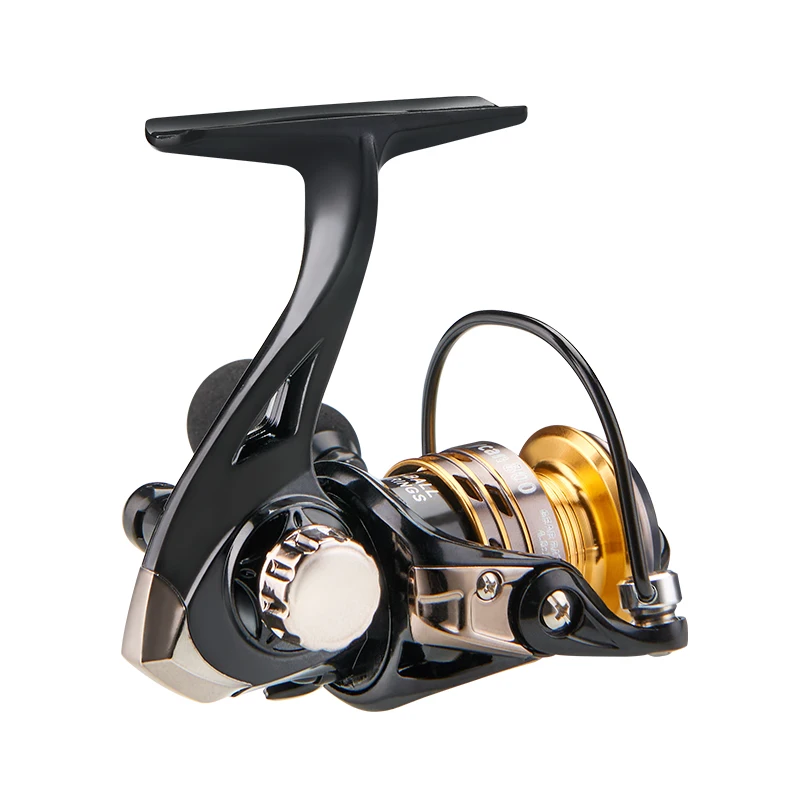 DEUKIO Mini 800 1000 Series rodamiento suave sin óxido 4,8:1 sistema de arrastre de carrete de pesca 5Kg potencia máxima bobina de pesca de rueda giratoria - imagen 5