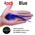 4 piezas azules