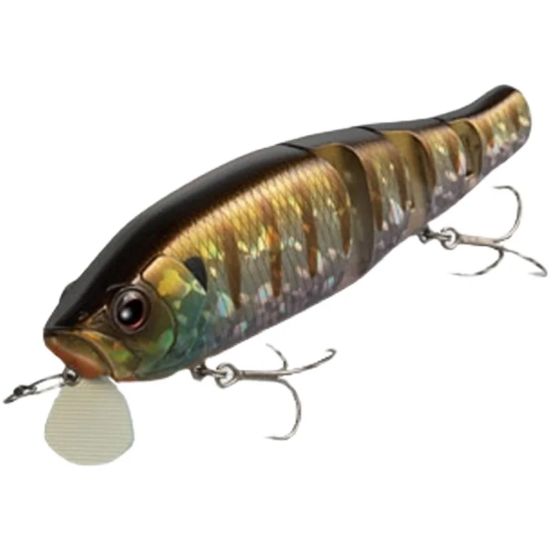 Señuelo Evergreen Original japonés, pez multisección ROYALFLASH JR, cebo de natación pequeño, superficie dura, 33g - imagen 5