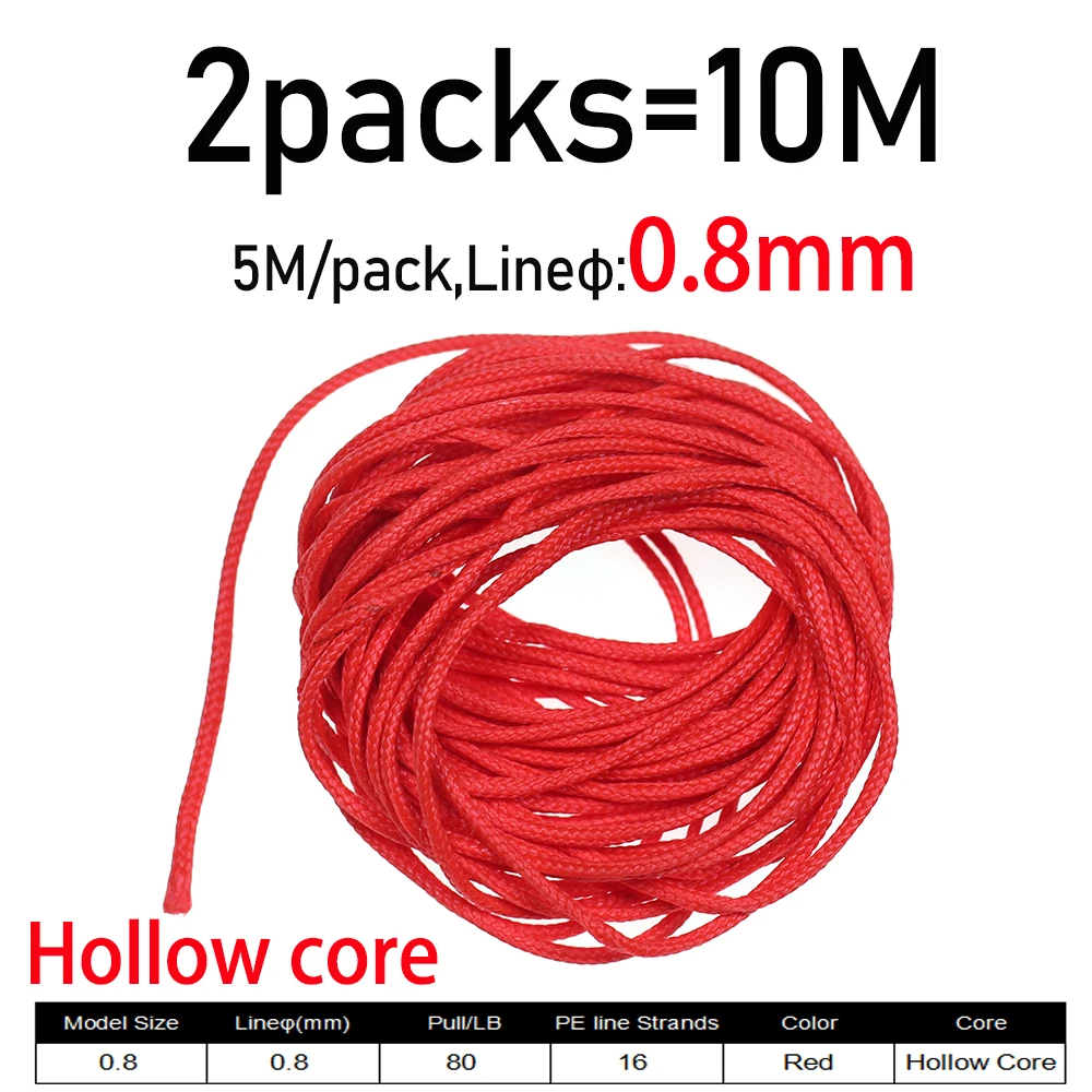 2bags Red 0.8mm
