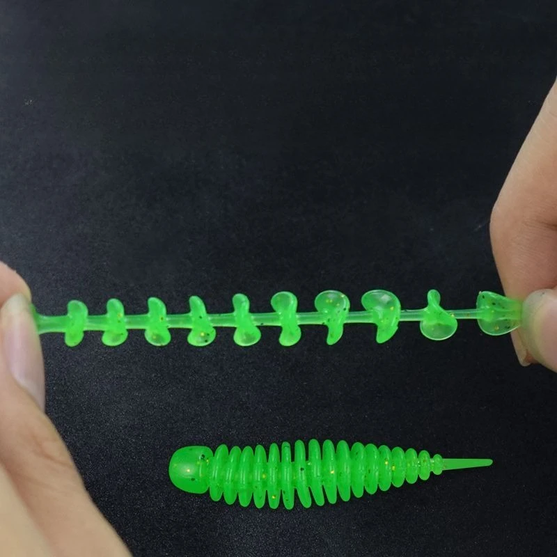 MUKUN 30 Uds nuevas Señuelos de Pesca blandos 0,58g/30mm 0,75g/42mm TANAN Isca Pesca artificial carpa pesca lubina señuelo aparejos de Pesca - imagen 3