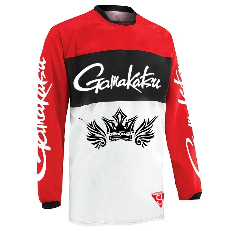 Camiseta de pesca antisudor de verano 2025, ropa deportiva de pesca al aire libre, ropa de ciclismo, camiseta de pesca transpirable con protección solar - imagen 3