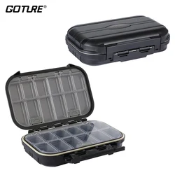 Goture Caja de Pesca Compartimentos Doble Capa ABS