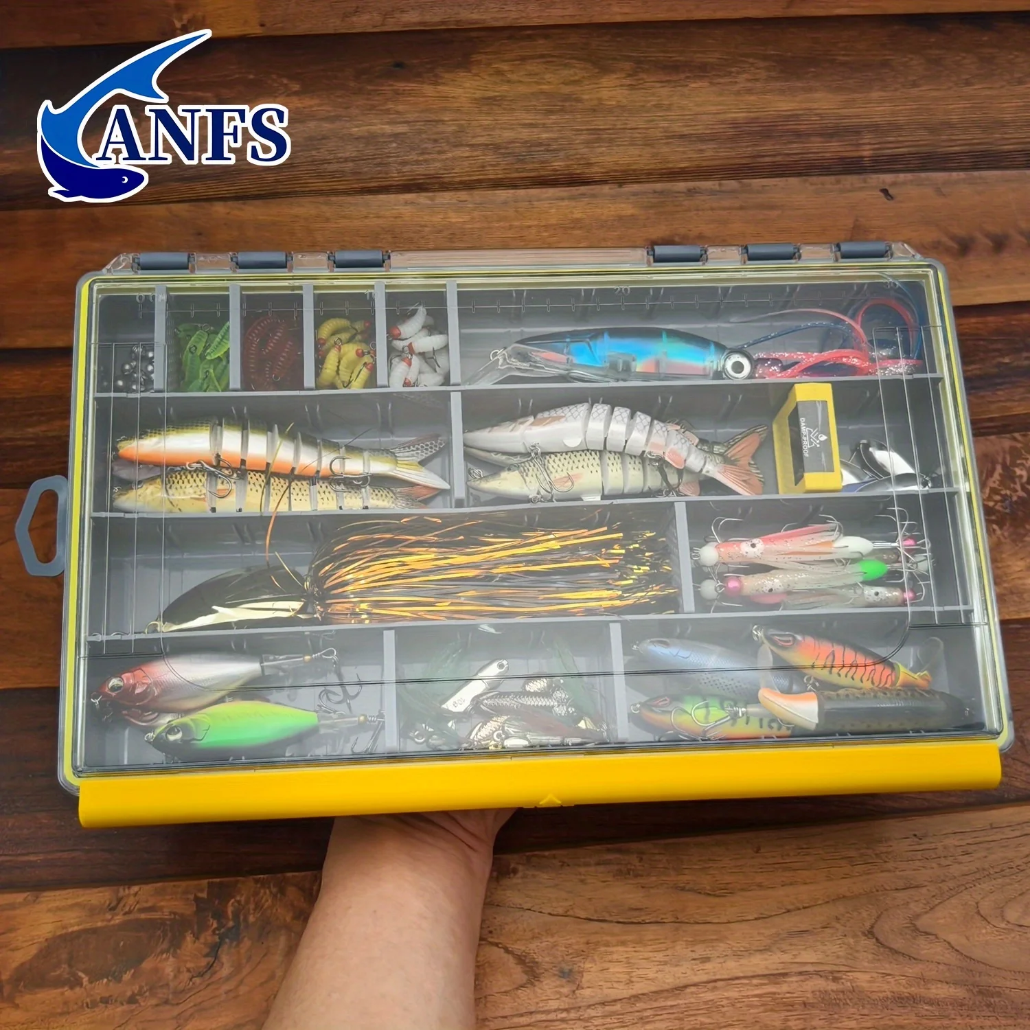 Caja de Aparejos ANFS Impermeable con Divisores Extraíbles - imagen 5