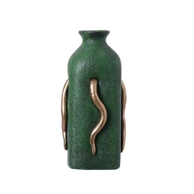 Maceta decorativa de resina – Estilo europeo para hogar y jardín