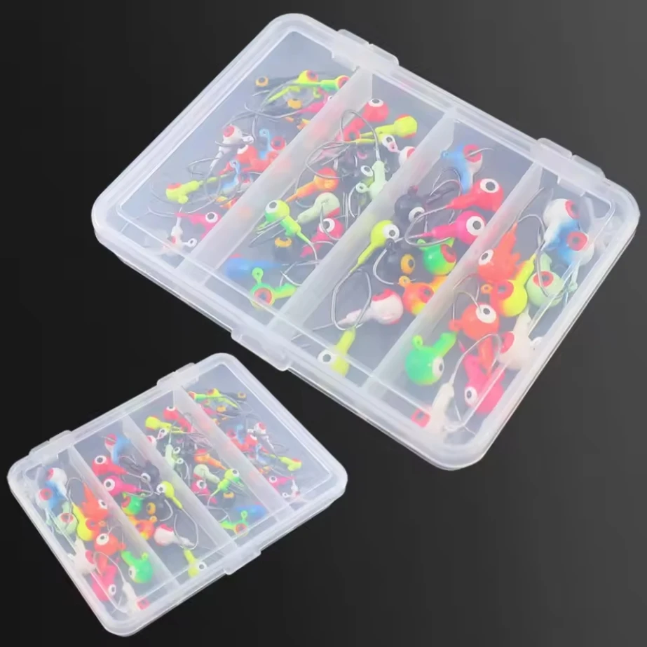 51 Uds. Anzuelos de pesca afilados anticolgantes, señuelo de bloqueo de peces para correr, cebo suave, anzuelo de cabeza de anzuelo de pesca - imagen 2