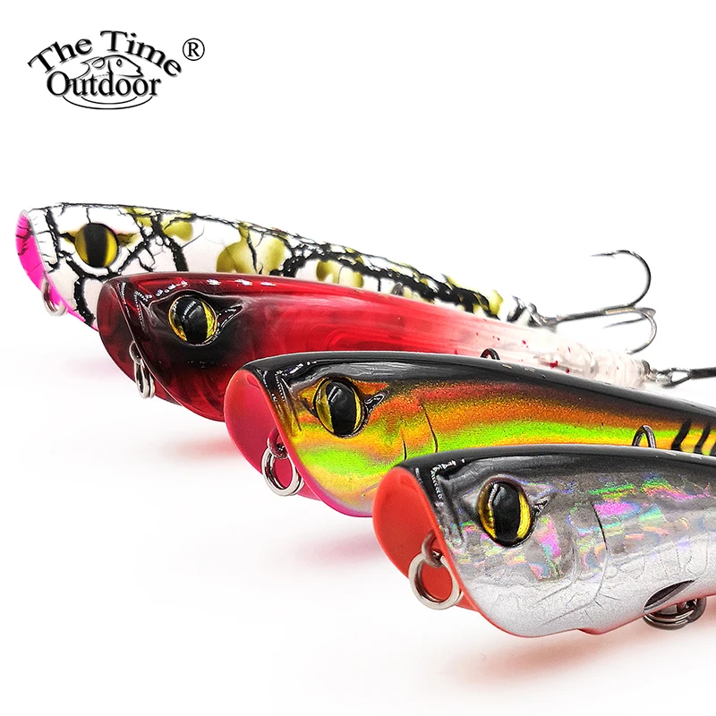 Castfanatic JS90 12g Topwater Popper señuelo superficie flotante cebo duro Wobblers Crankbait para Pesca de trucha accesorios Pesca - imagen 5