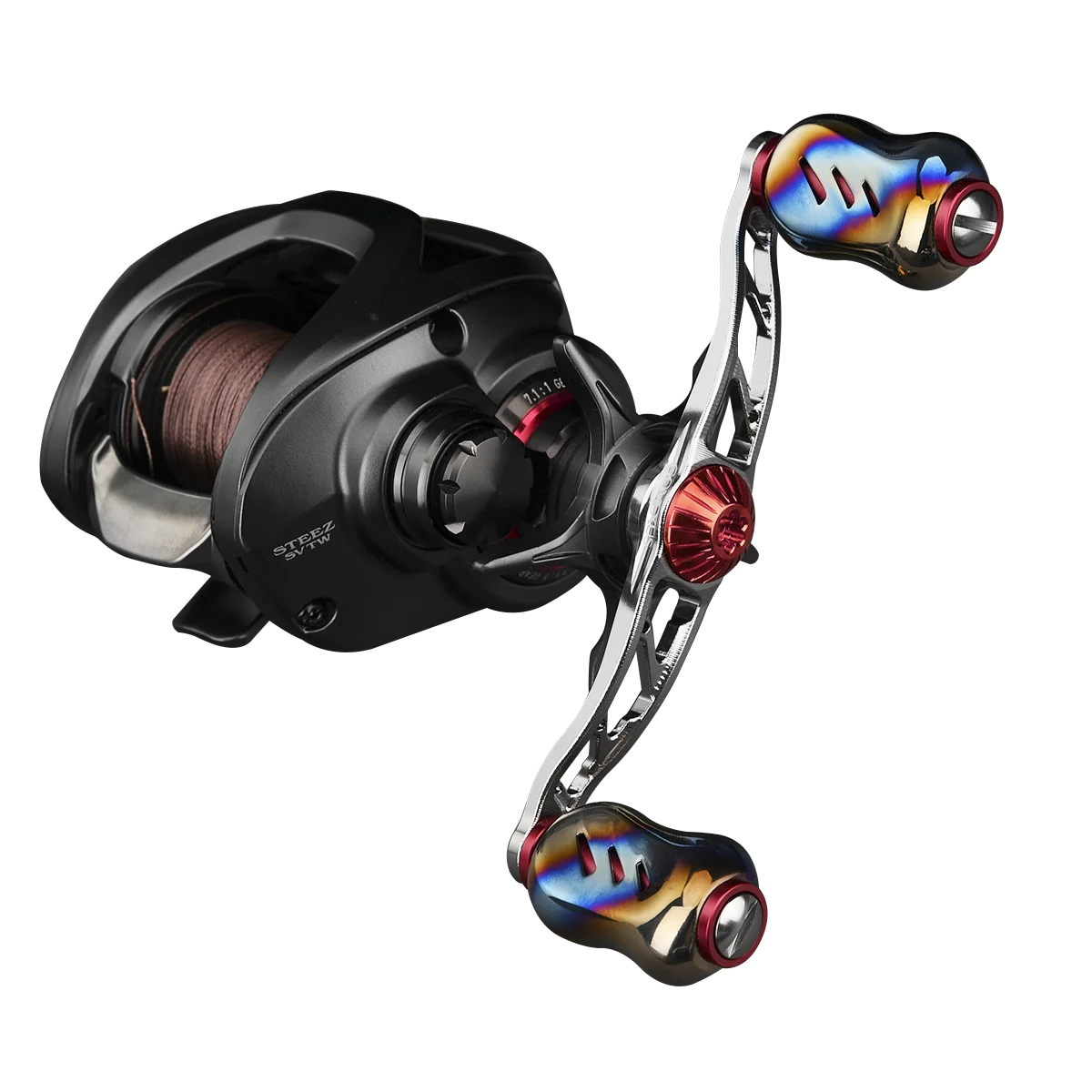 Manivela Gomexus de 100mm para Shimano Scorpion Curado Bantam Aldebaran Daiwa Steez Tatula Catalina Zillion Abu García Baitcast - imagen 2