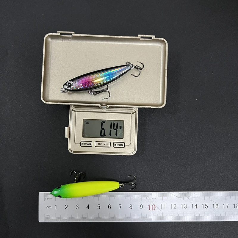 Señuelo de Pesca con lápiz de superficie de 6g y 60mm, cebo duro Artificial flotante para cachorros, lubina, trucha, Lucio, Pesca, Wobbler, equipo de Pesca - imagen 5