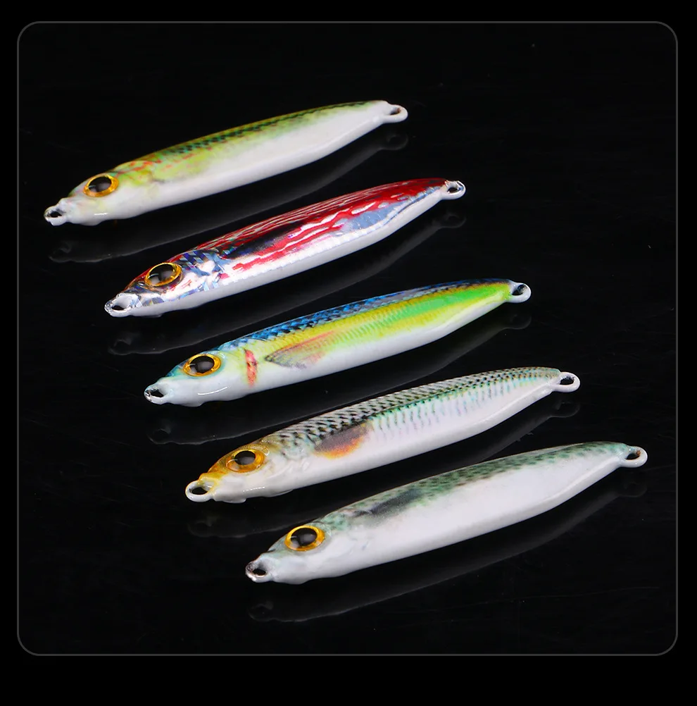 Señuelo de pesca Jigbait, pez de simulación con impresión 3D, 5,7 cm, 19g, plantilla fundida en la orilla, señuelo Artificial sin anzuelo, 1 pieza en oferta - imagen 3