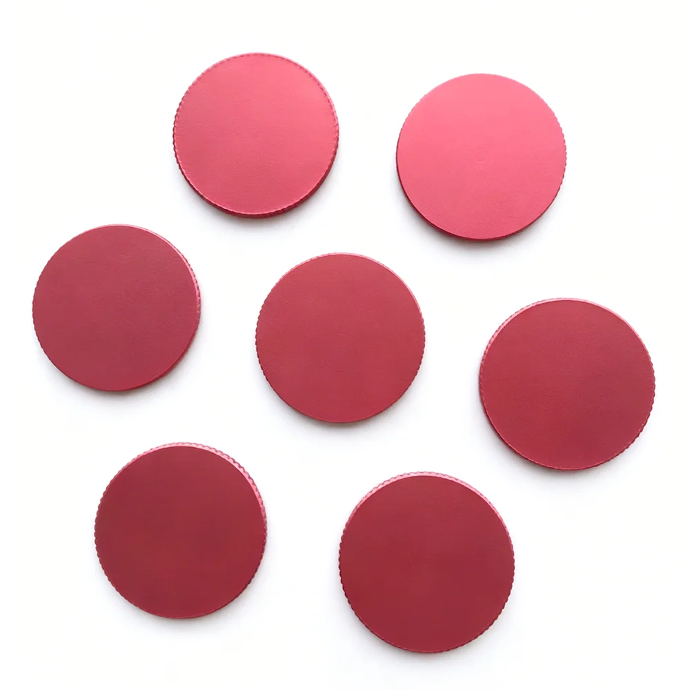 Mecanizado CNC 5 ejes para aluminio torneado con acabado anodizado rojo - imagen 5