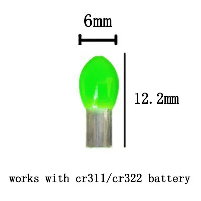 10 unids/lote palo de luz de pesca funciona con CR425 CR435 CR311 CR322 lámpara Led Starlight pesca nocturna envío gratis A583 - imagen 5