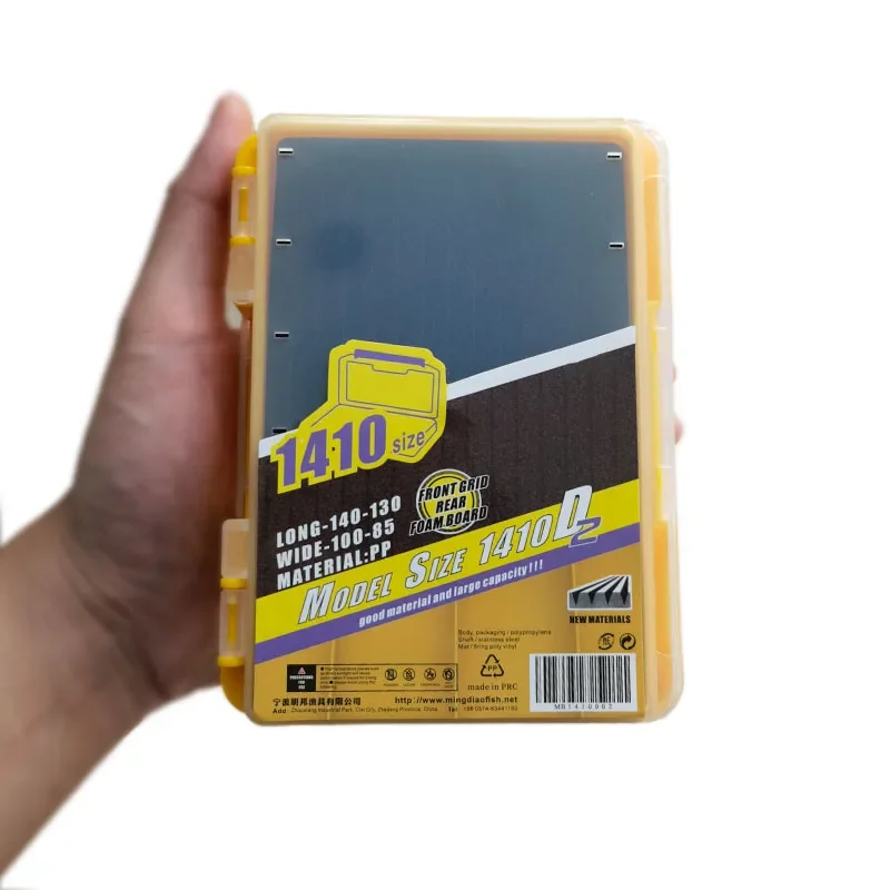 Nuevas cajas de aparejos de pesca de doble cara, señuelo de pesca, caja con cabezal de anzuelo, organizador, caja de almacenamiento de aparejos de cebo de pesca para cuchillas Spinner - imagen 3