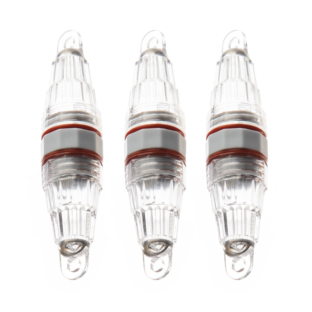 (Sin batería) 5 uds luces LED de pesca iluminadas de dos extremos, iluminación de pesca nocturna de aguas profundas, herramienta para atraer la escuela de peces - imagen 5