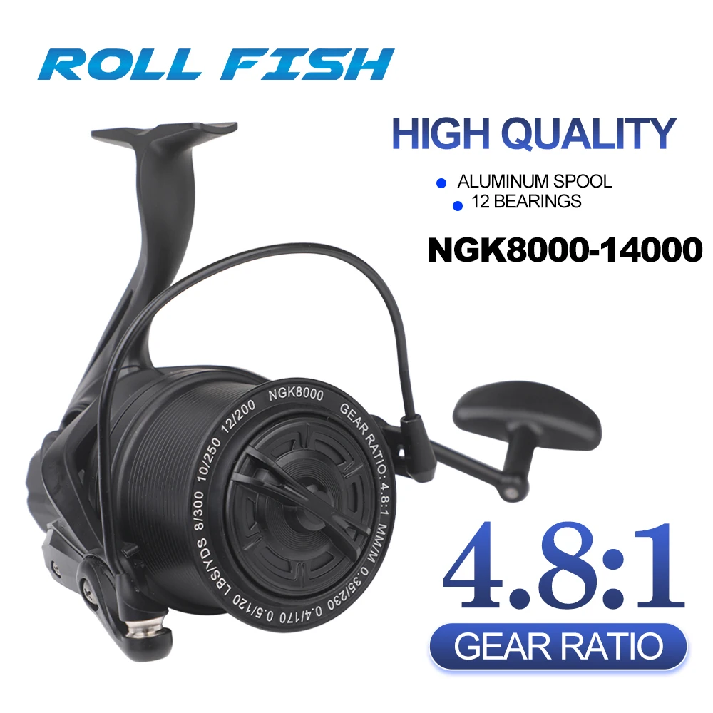 Carrete Giratorio Rollfish – Resistente al agua salada - imagen 3