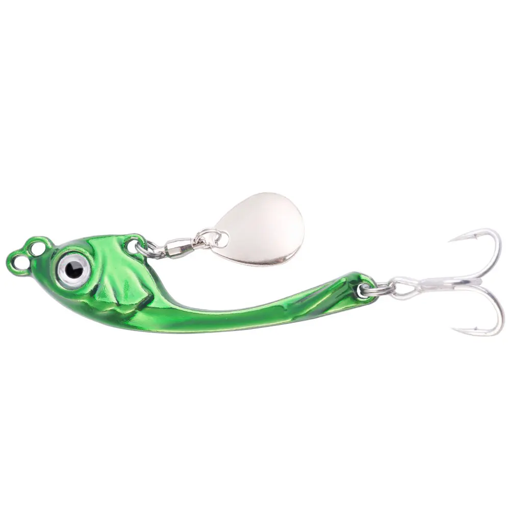 Cuchara Trolling Giratoria Metal Vib – Señuelo con lentejuelas - imagen 4