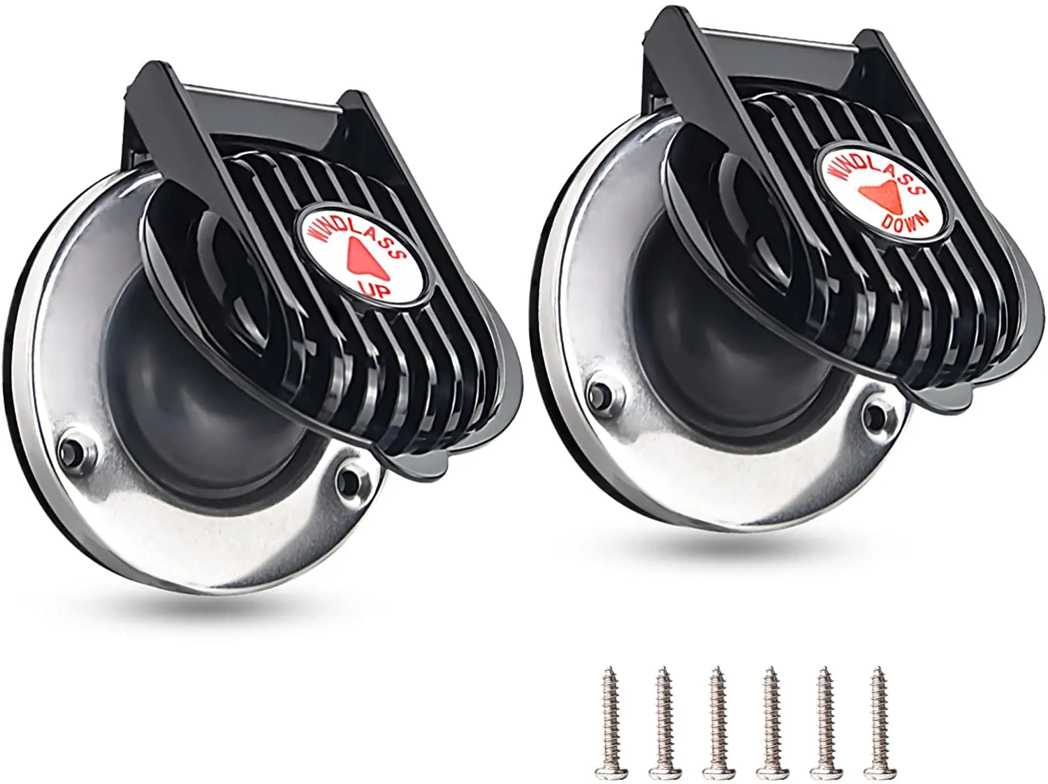 Cabrestante marino anclaje molinete barco plástico negro 12V/24V