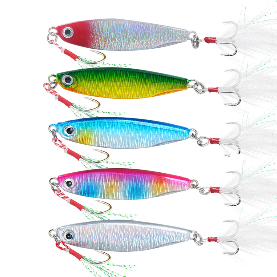 Señuelo metálico jigging lento – Cuchara fundida para lubina