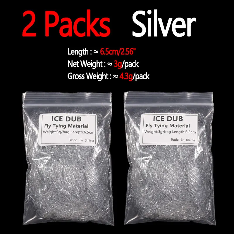 2 packs  Silver