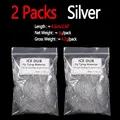 2 packs  Silver