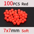 7mm 100pcs red