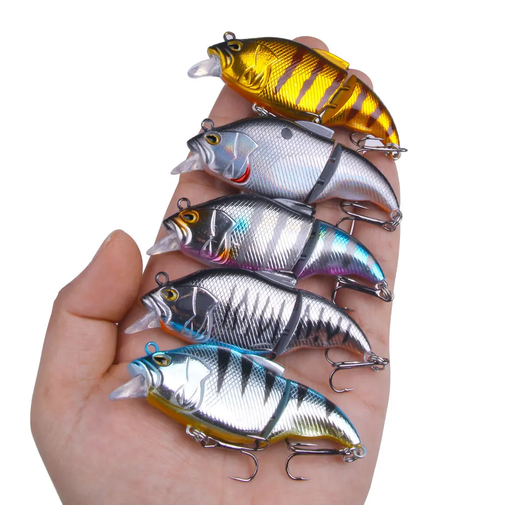Señuelo Crankbait de Doble Segmento – Para lubina y lucio