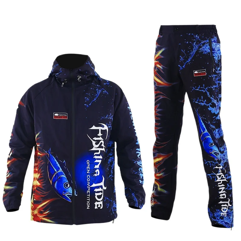Chaqueta pesca impermeable invierno forro polar transpirable
