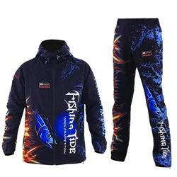 Chaqueta pesca impermeable invierno forro polar transpirable