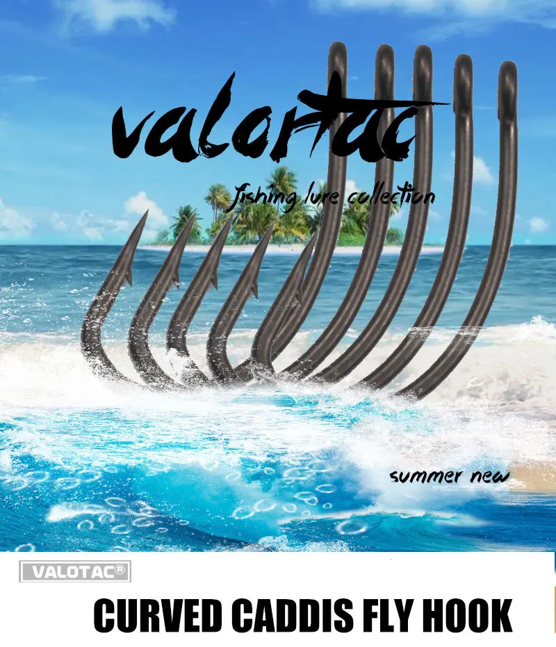 Anzuelo curvo VALORTAC negro