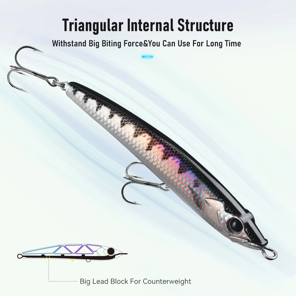 Stickbait Kingdom GT Sinking Pencil – Pesca mayor para atún - imagen 3