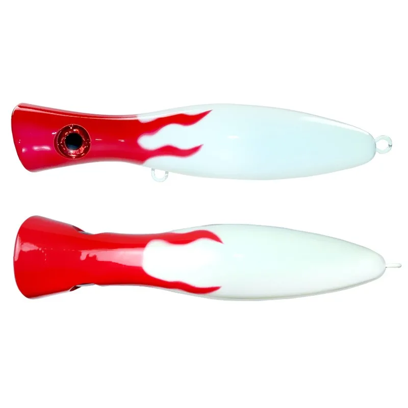 1 Uds Topwater Big Popper 180mm105g Señuelos de Pesca flotantes anzuelos triples Wobblers cebos duros artificiales aparejos de pesca Isca - imagen 2