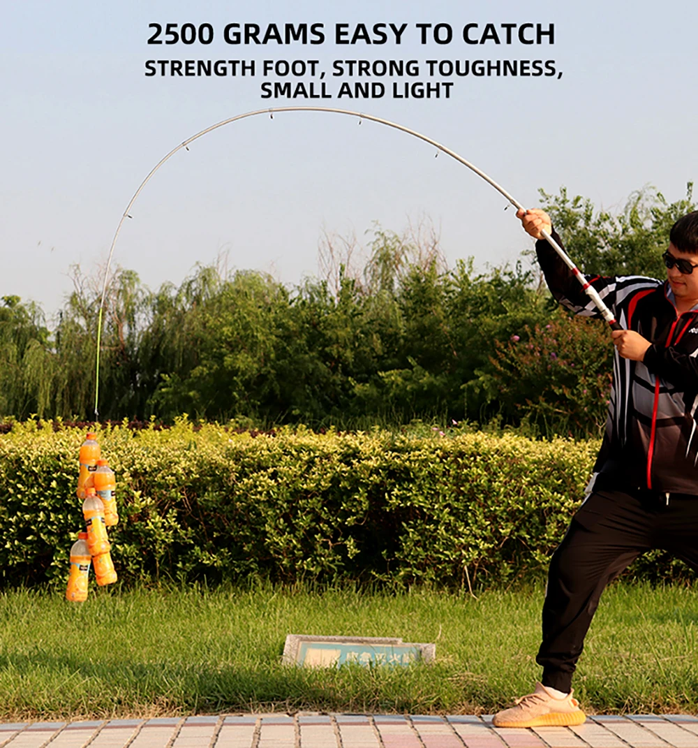 Experimente la emoción de la pesca con nuestra caña liviana duradera diseñada para la fuerza y ​​la precisión